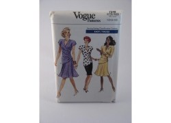 7248 EZ VOGUE MOCK WRAP TOP,TAPER=FLARE SKIRT PATTERN 12-16